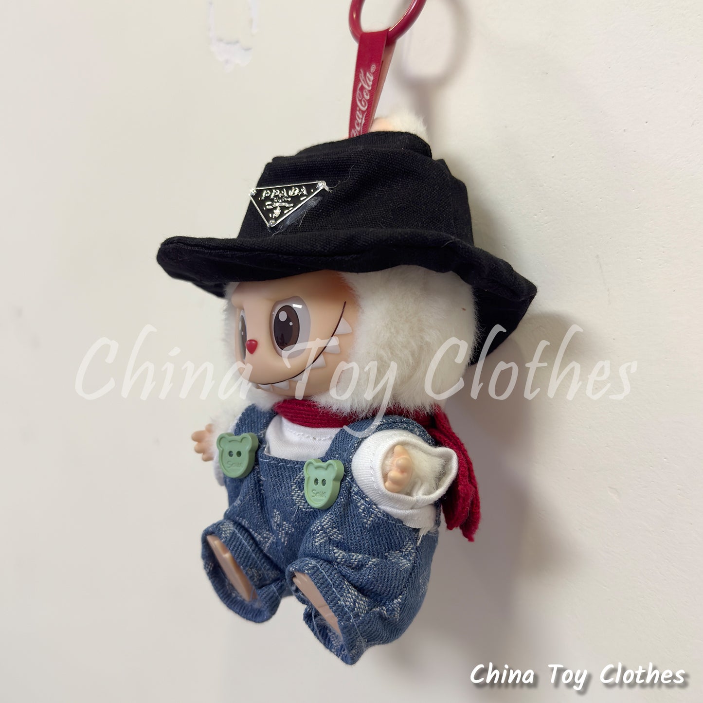 LABUBU 17cm Les Monstres Peluche Poupée Vêtements Beau Mec Style Manga 4 articles dans un costume PAS DE JOUET