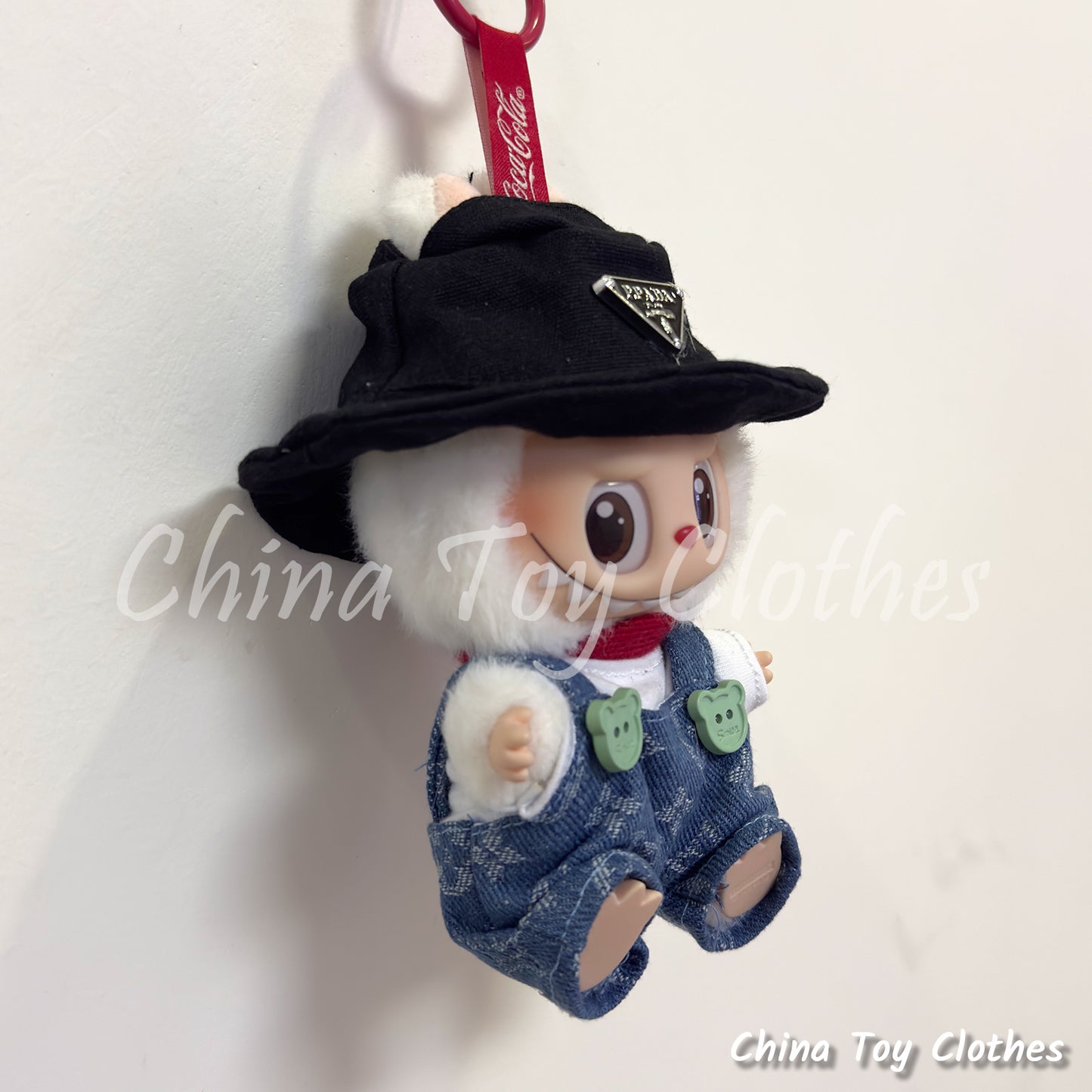 LABUBU 17cm Les Monstres Peluche Poupée Vêtements Beau Mec Style Manga 4 articles dans un costume PAS DE JOUET