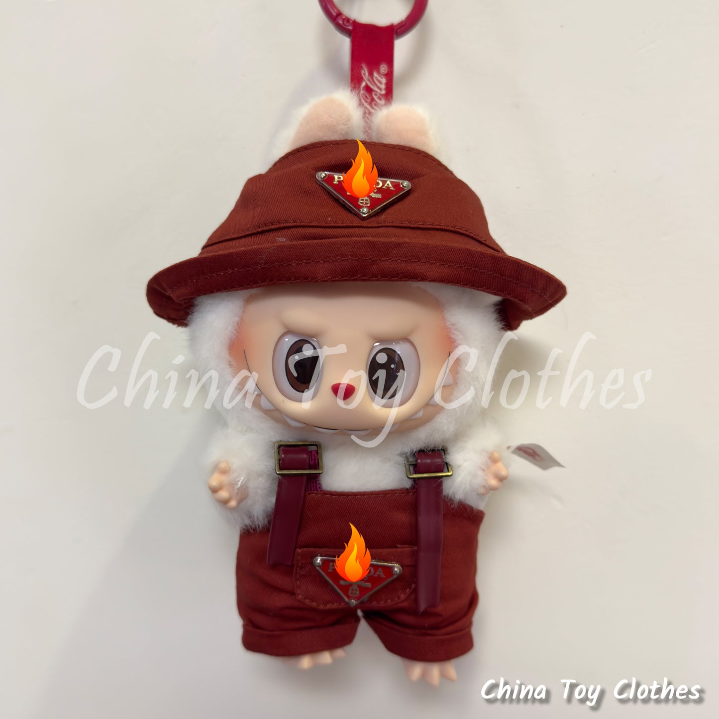 LABUBU 17cm Les Monstres Peluche Poupée Vêtements Beau Mec Style Manga 4 articles dans un costume PAS DE JOUET