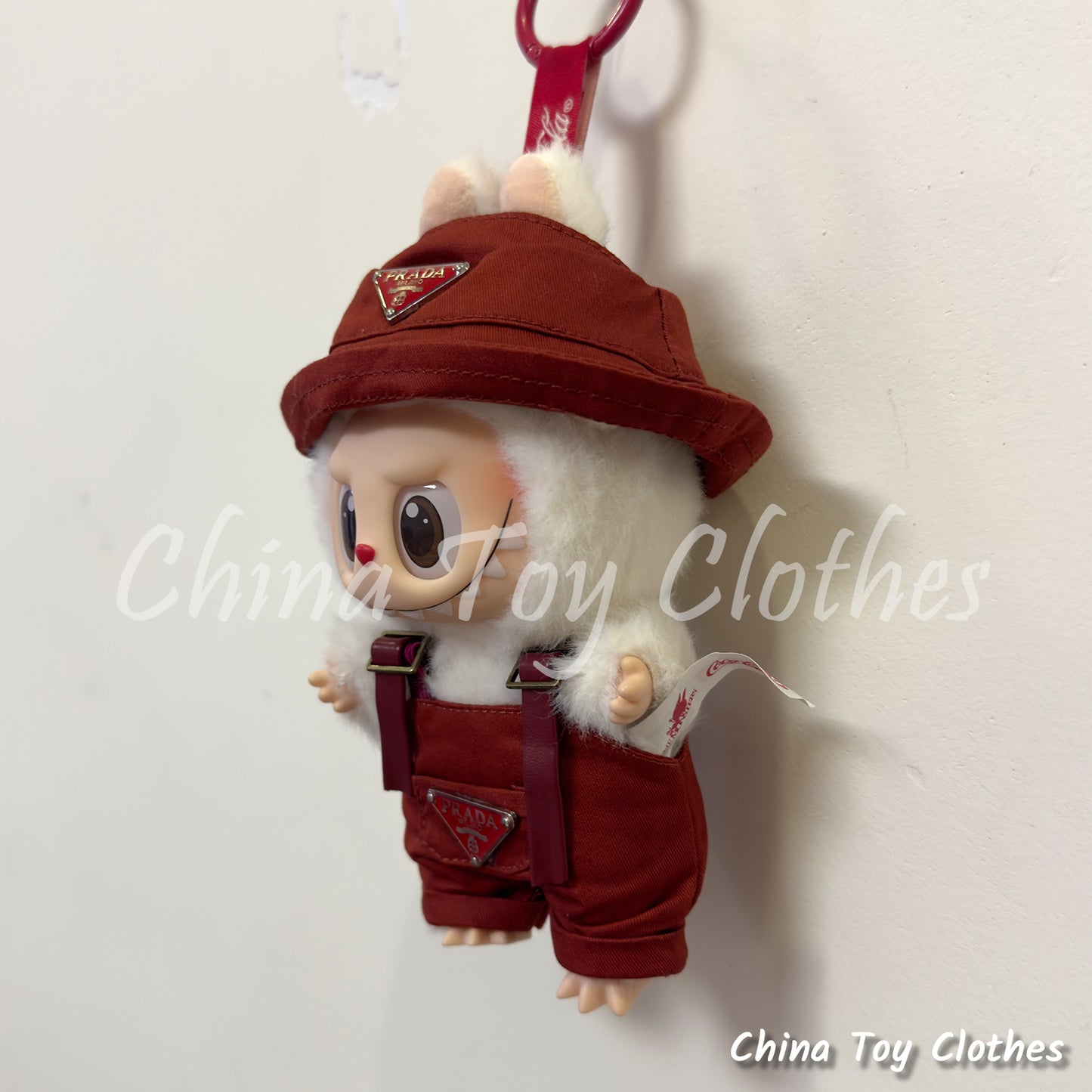 LABUBU 17cm Les Monstres Peluche Poupée Vêtements Beau Mec Style Manga 4 articles dans un costume PAS DE JOUET