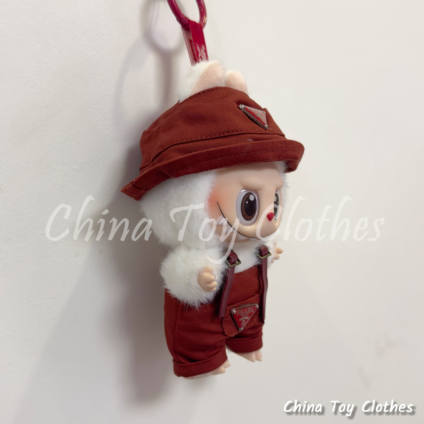 LABUBU 17cm Les Monstres Peluche Poupée Vêtements Beau Mec Style Manga 4 articles dans un costume PAS DE JOUET