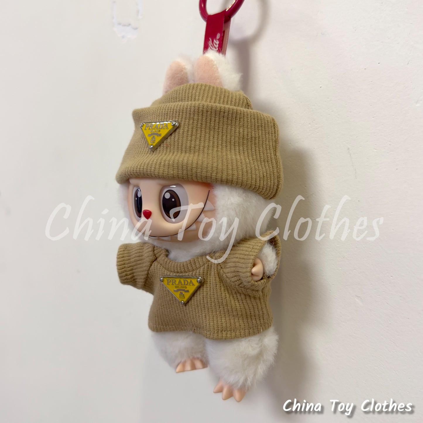 LABUBU 17cm Les Monstres Peluche Poupée Vêtements Beau Mec Style Manga 4 articles dans un costume PAS DE JOUET