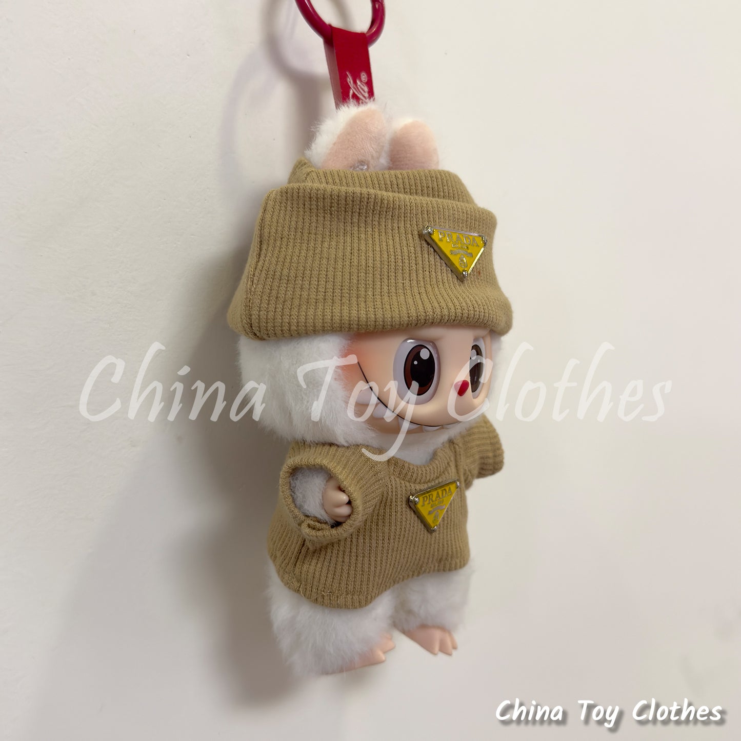 LABUBU 17cm Les Monstres Peluche Poupée Vêtements Beau Mec Style Manga 4 articles dans un costume PAS DE JOUET