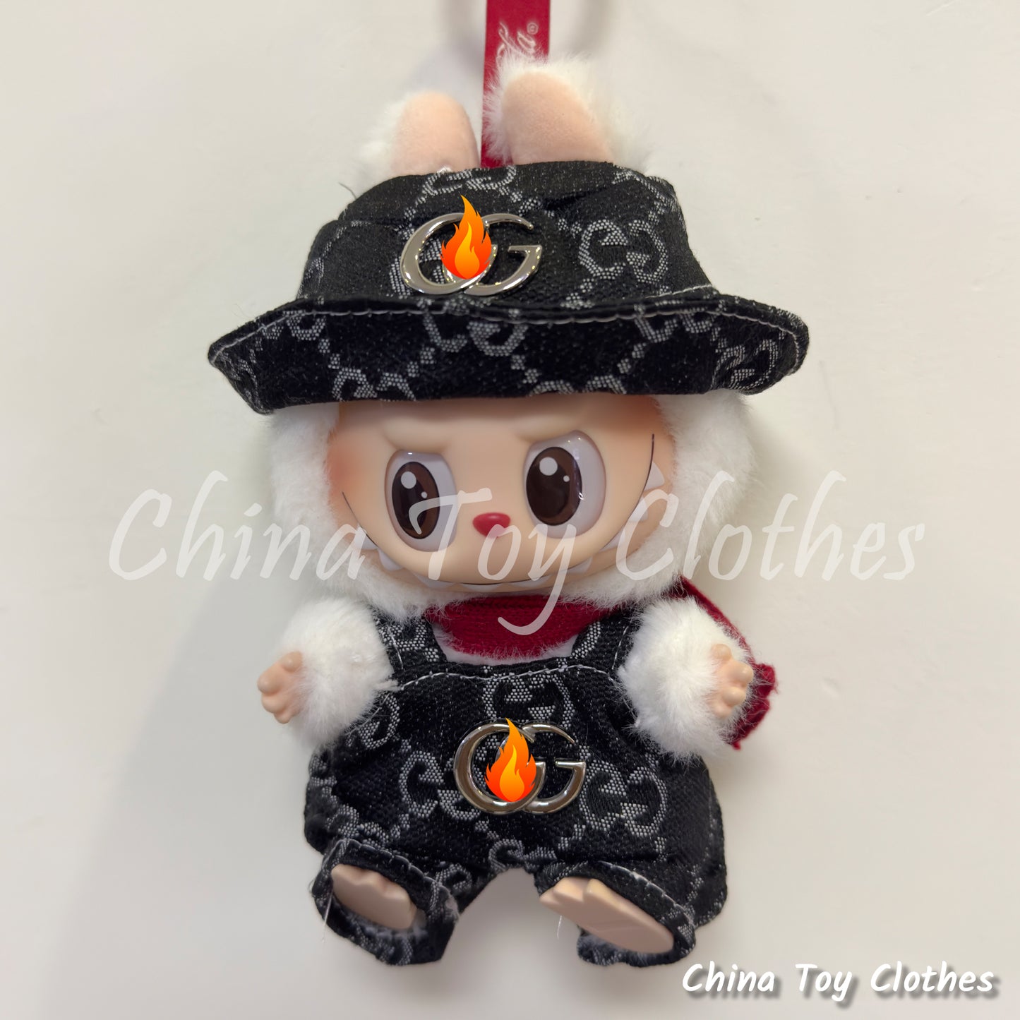 LABUBU 17cm Les Monstres Peluche Poupée Vêtements Beau Mec Style Manga 4 articles dans un costume PAS DE JOUET