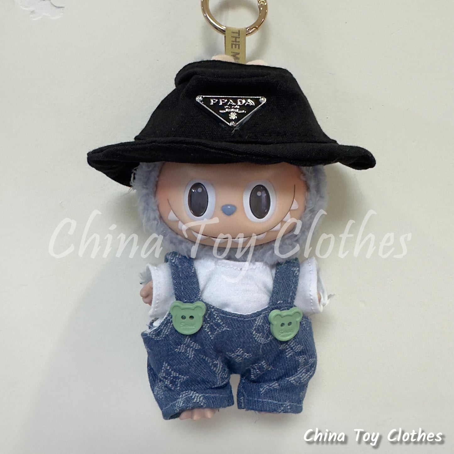 LABUBU 17cm Les Monstres Peluche Poupée Vêtements Beau Mec Style Manga 4 articles dans un costume PAS DE JOUET