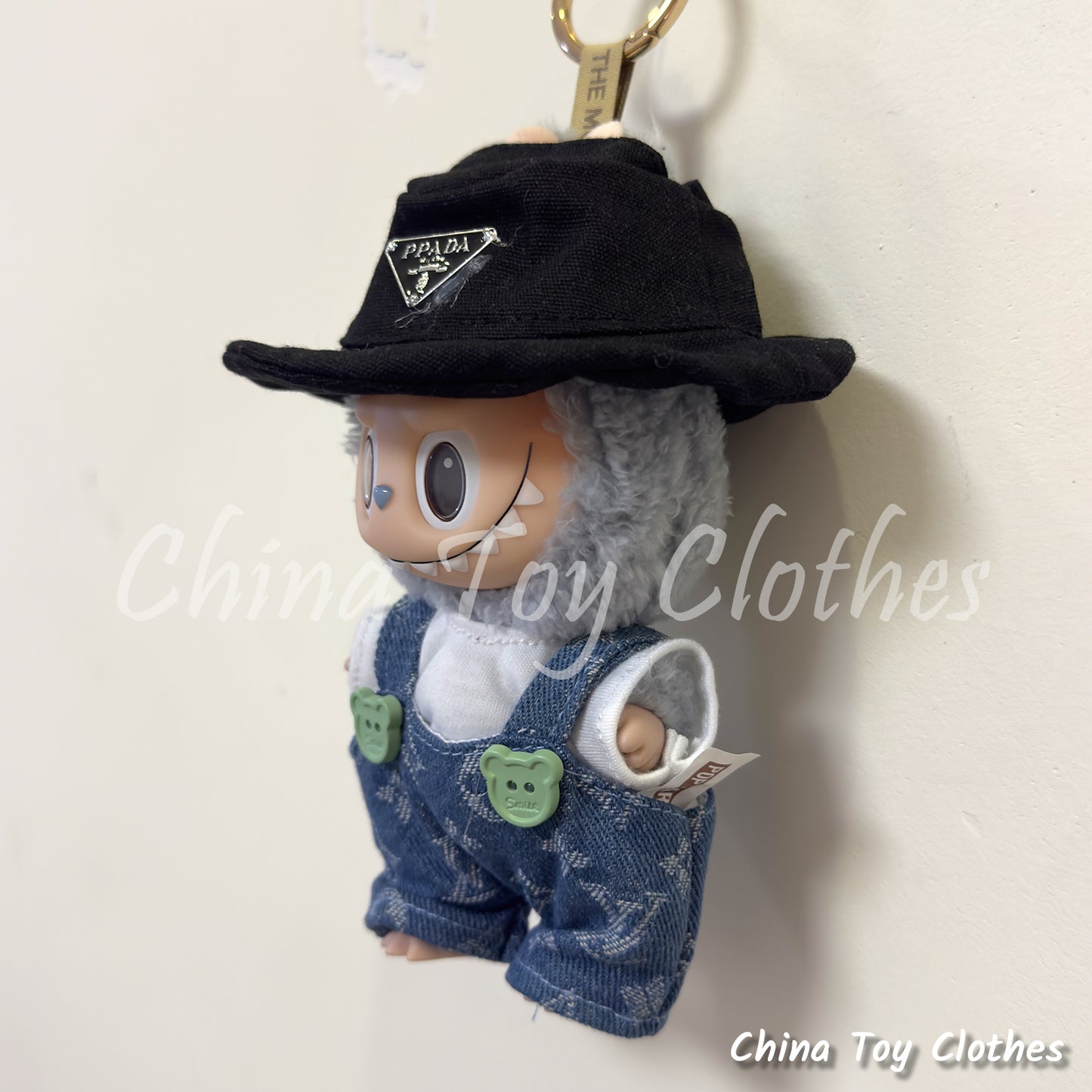 LABUBU 17cm Les Monstres Peluche Poupée Vêtements Beau Mec Style Manga 4 articles dans un costume PAS DE JOUET