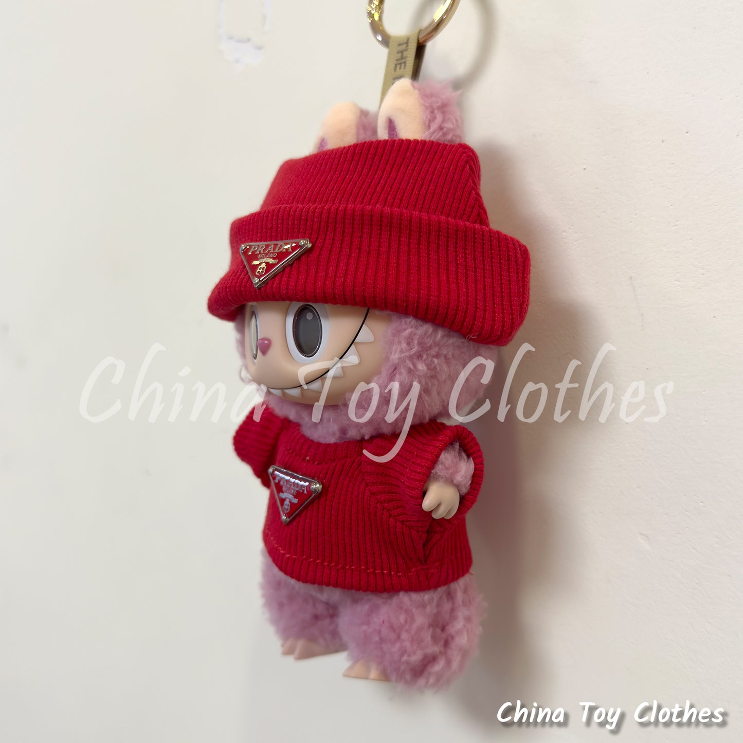 LABUBU 17cm Les Monstres Peluche Poupée Vêtements Beau Mec Style Manga 4 articles dans un costume PAS DE JOUET