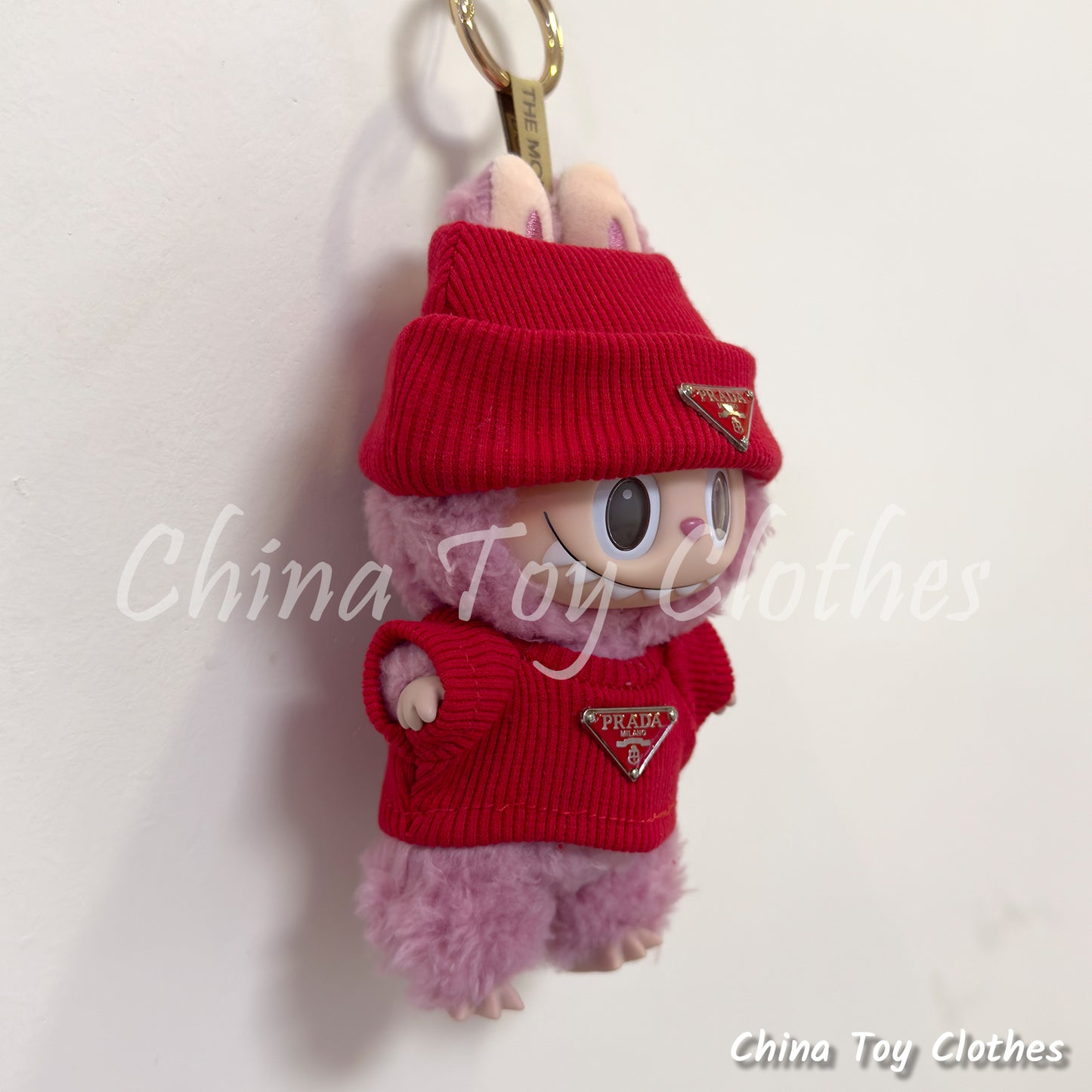 LABUBU 17cm Les Monstres Peluche Poupée Vêtements Beau Mec Style Manga 4 articles dans un costume PAS DE JOUET