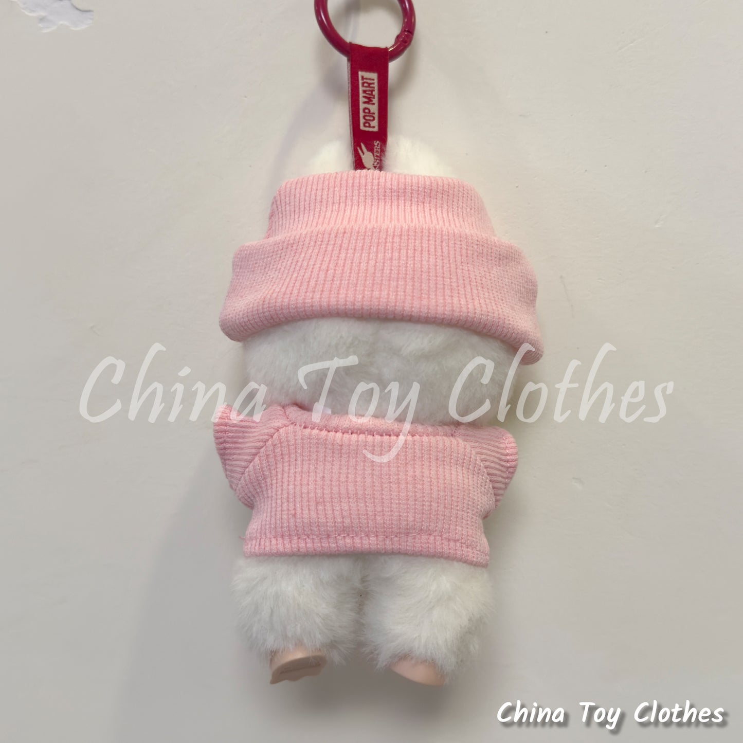 LABUBU 17cm 怪獸毛絨公仔衣帥哥漫畫風格 4 件套無玩具