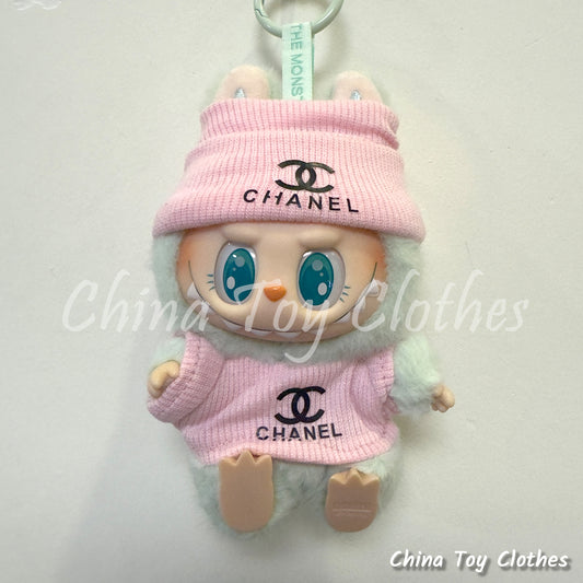 LABUBU 17cm Les Monstres Peluche Poupée Vêtements Beau Mec Style Manga 4 articles dans un costume PAS DE JOUET