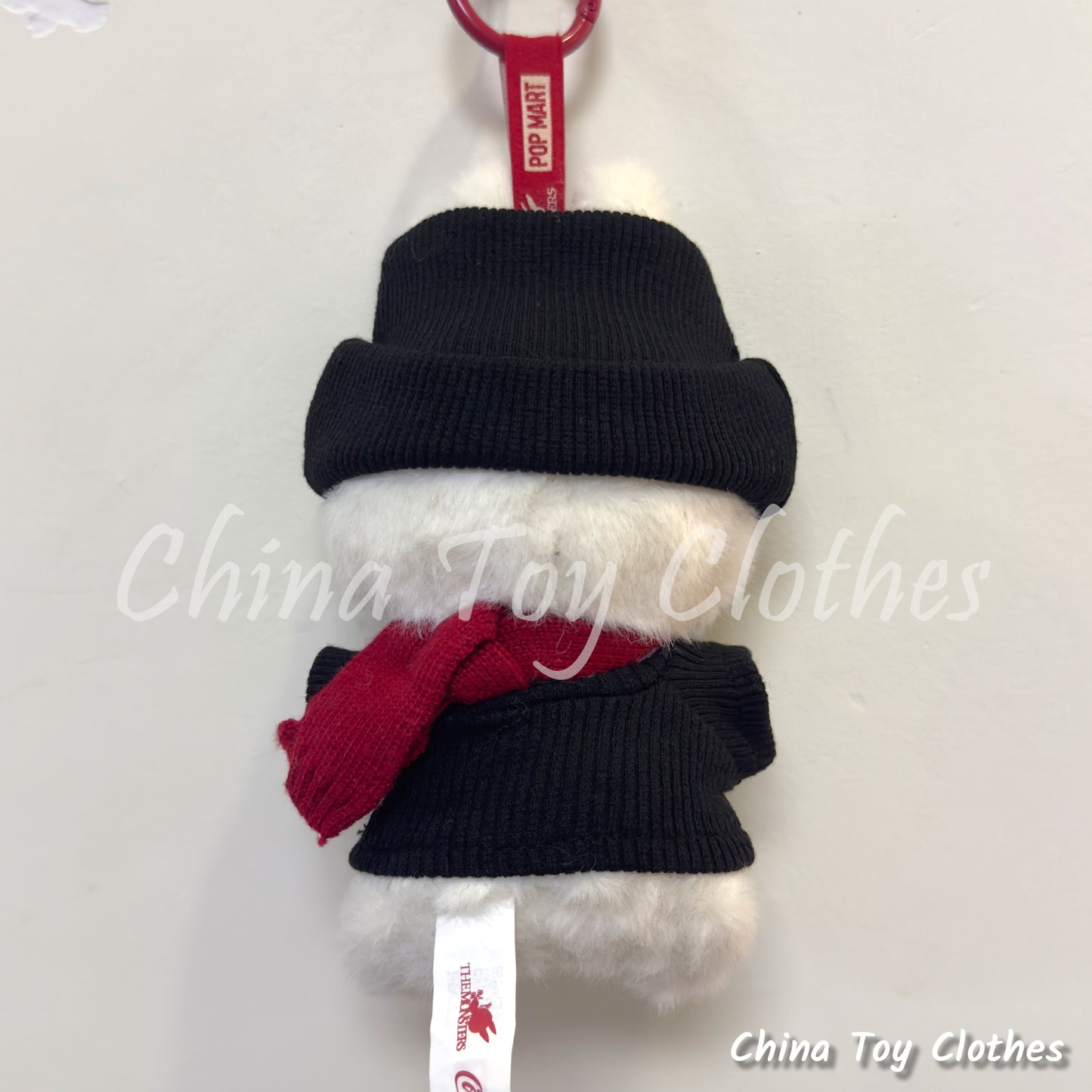 LABUBU 17cm 怪獸毛絨公仔衣帥哥漫畫風格 4 件套無玩具