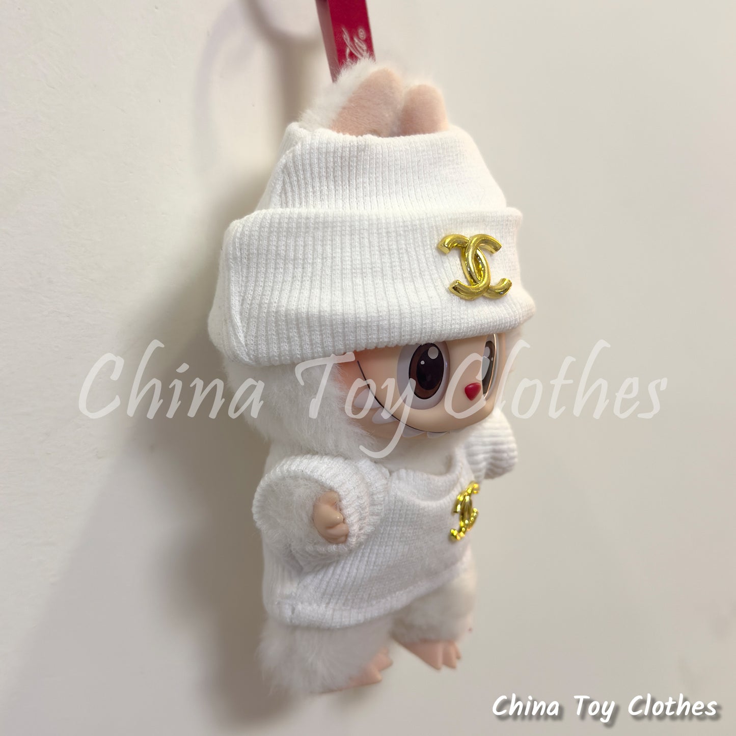 LABUBU 17cm Les Monstres Peluche Poupée Vêtements Beau Mec Style Manga 4 articles dans un costume PAS DE JOUET