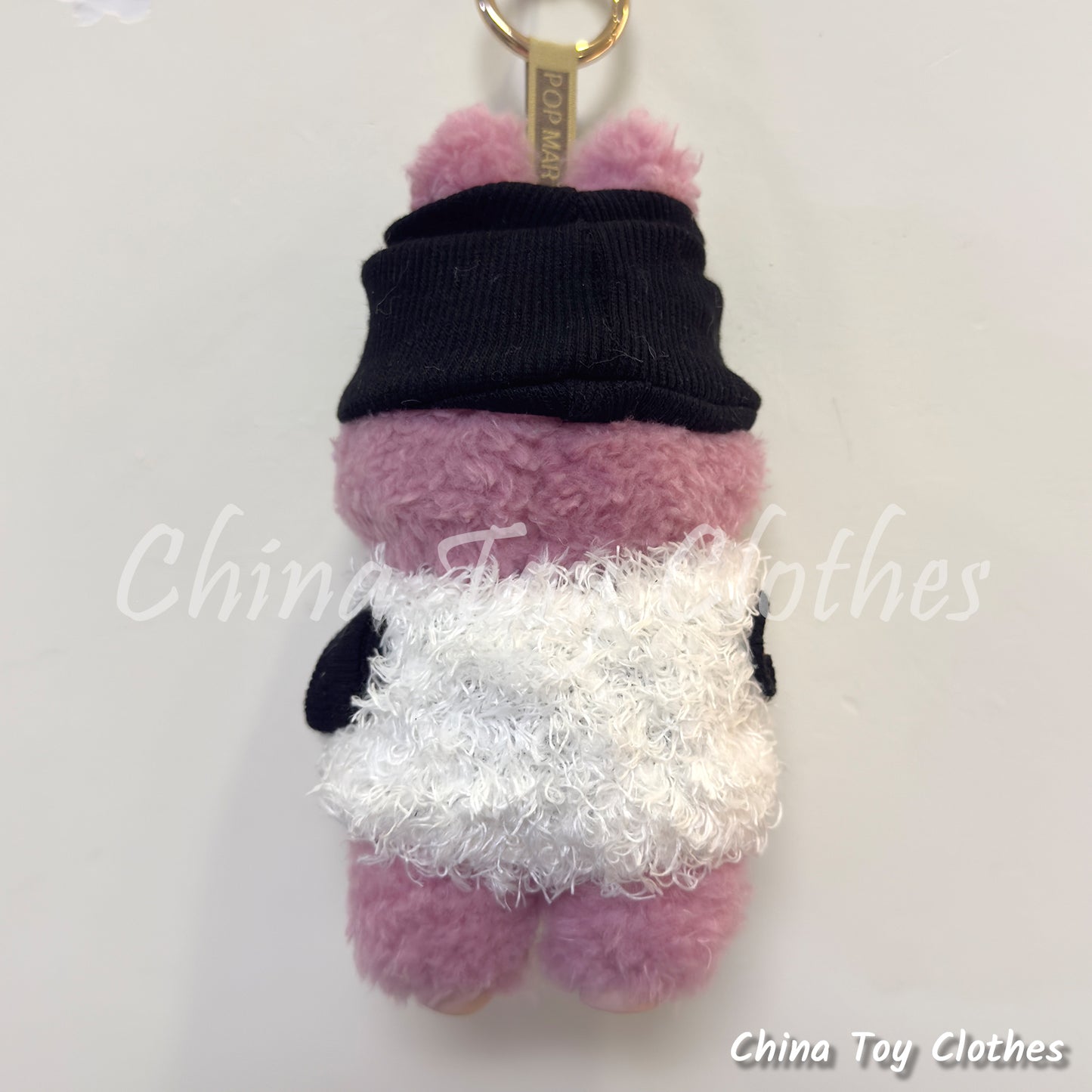 LABUBU 17cm 怪獸毛絨公仔衣帥哥漫畫風格 4 件套無玩具