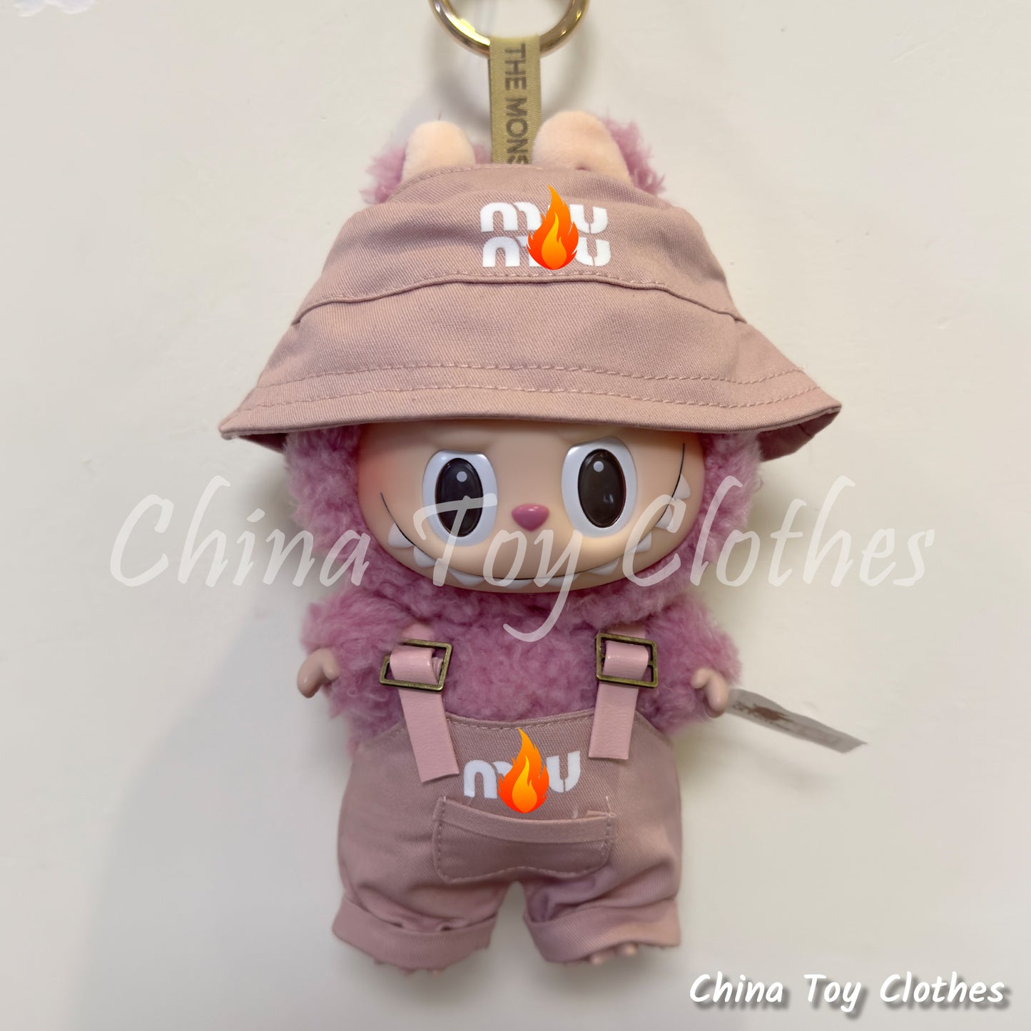LABUBU 17cm Les Monstres Peluche Poupée Vêtements Beau Mec Style Manga 4 articles dans un costume PAS DE JOUET