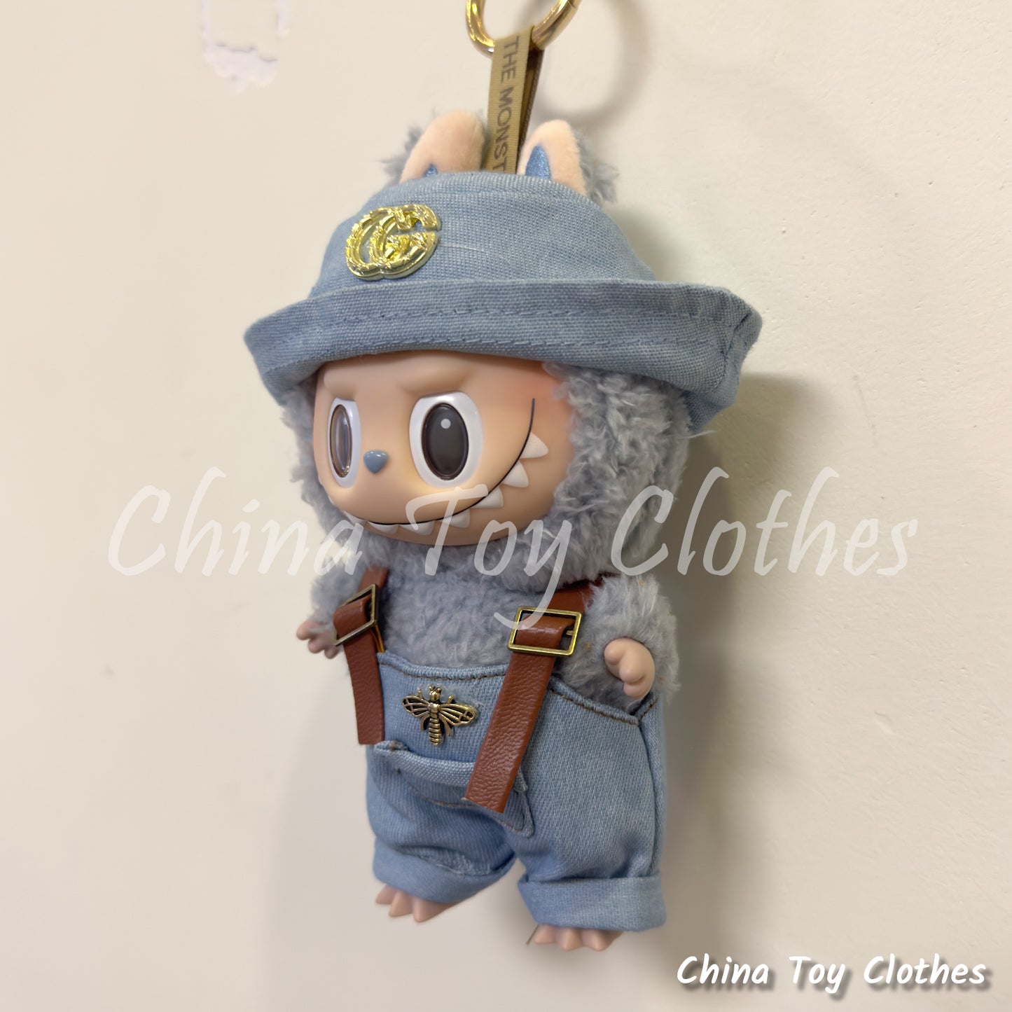 LABUBU 17cm Les Monstres Peluche Poupée Vêtements Beau Mec Style Manga 4 articles dans un costume PAS DE JOUET