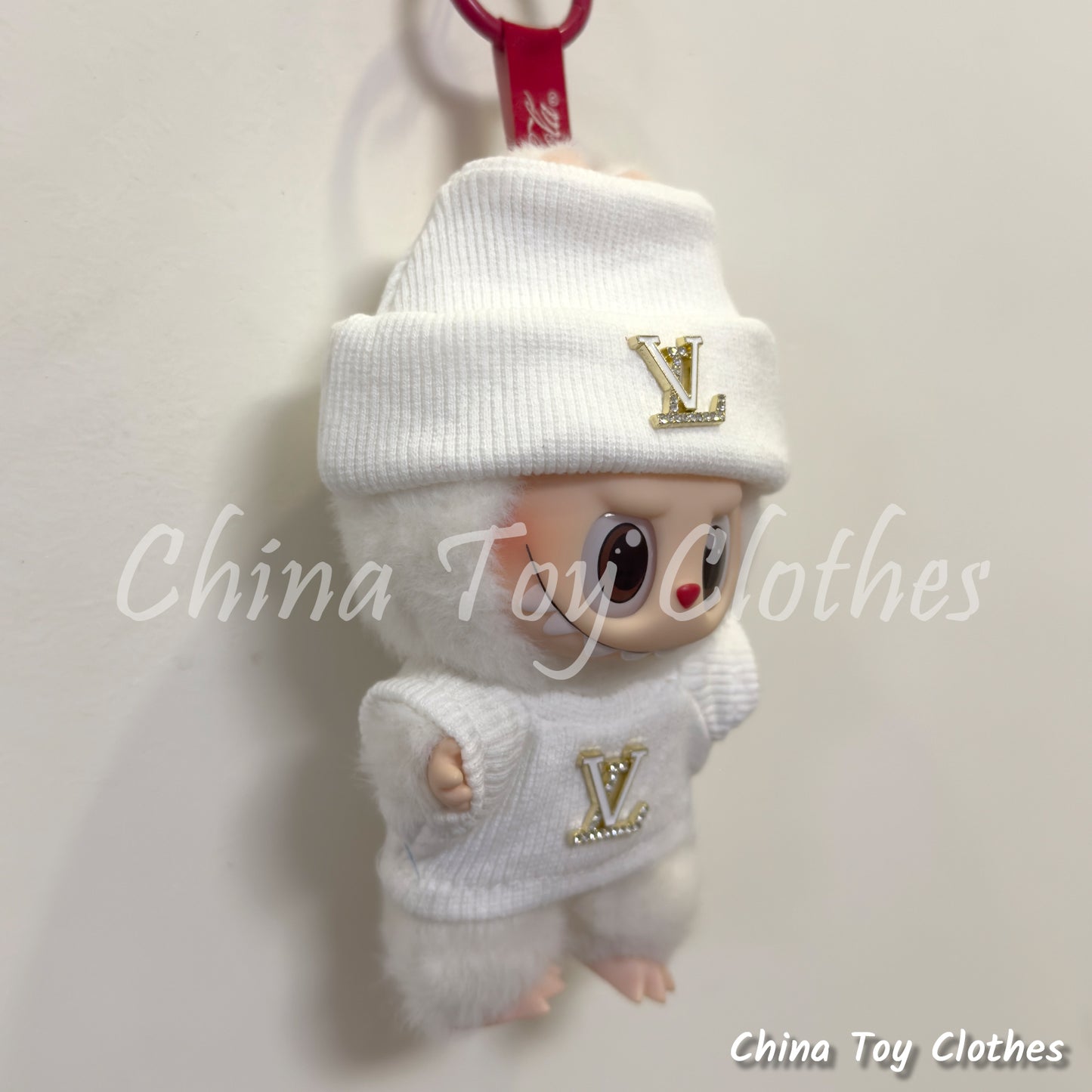 LABUBU 17cm Les Monstres Peluche Poupée Vêtements Beau Mec Style Manga 4 articles dans un costume PAS DE JOUET